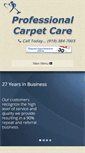 Mobile Screenshot of professional-carpetcare.com